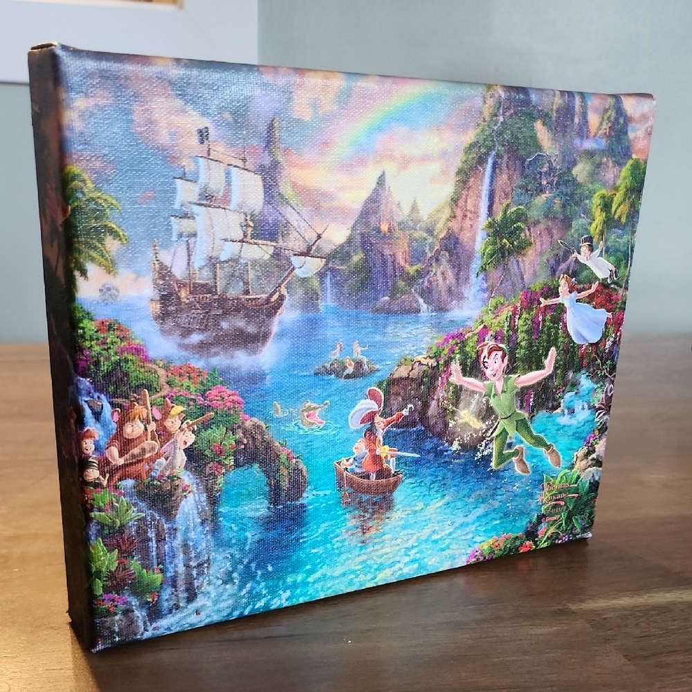 Thomas Kinkade Peter Pan painting.
